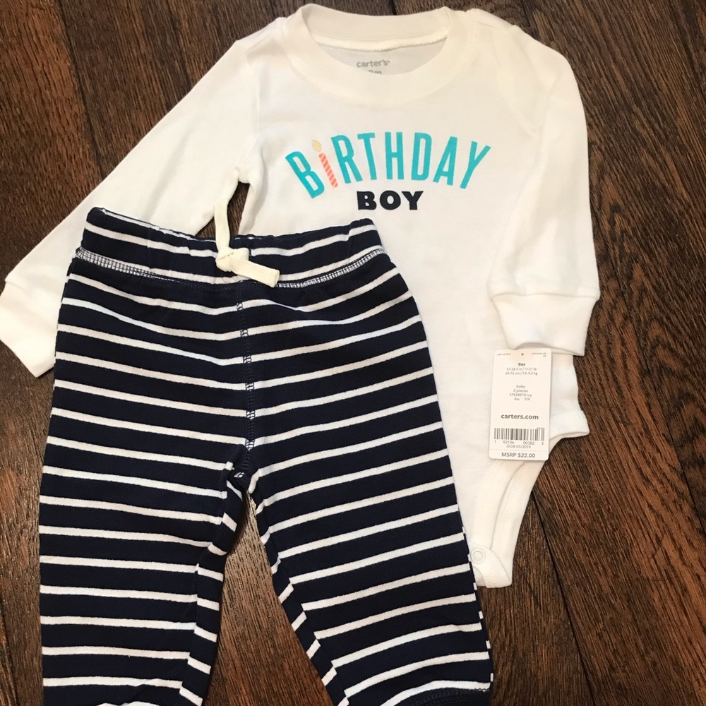 Carter’s Birthday Boy outfit